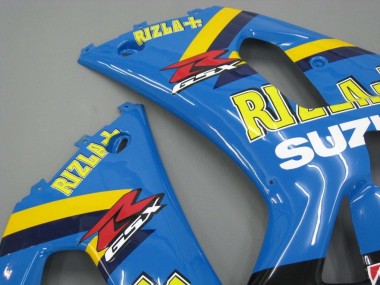 Wholesale 2001-2003 Suzuki GSXR 600 / GSXR 750 Motorcycle Fairings - Blue Yellow Black Motul Rizla Canada