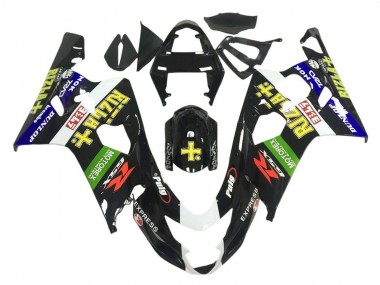 Wholesale 2001-2003 Suzuki GSXR 600 / GSXR 750 Motorcycle Fairings - Glossy Black Green White Yellow Rizla Canada