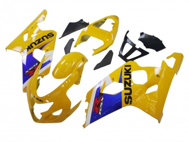 Wholesale 2004-2005 Suzuki GSXR 600 / GSXR 750 Motorcycle Fairing - Yellow White Blue Black Canada