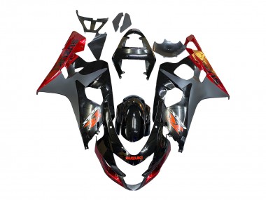 Wholesale 2004-2005 Suzuki GSXR 600 / GSXR 750 Motorcycle Fairings - Black Grey Red Canada