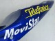 2004-2005 Suzuki GSXR 600 / GSXR 750 Motorcycle Fairings - Blue White Yellow Green Telefumica Motul MoviStar Canada