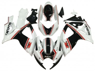 Wholesale 2006-2007 Suzuki GSXR 600 / GSXR 750 Motorcycle Fairing - White Black Red Canada