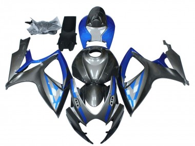 Wholesale 2006-2007 Suzuki GSXR 600 / GSXR 750 Motorcycle Fairings - Blue Grey Black Canada