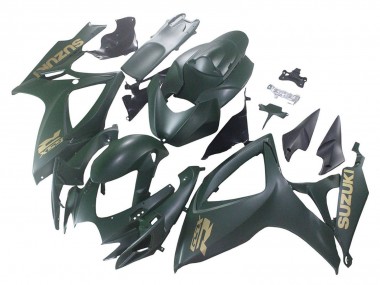 Wholesale 2006-2007 Suzuki GSXR 600 / GSXR 750 Motorcycle Fairings - Matte Army Green Canada