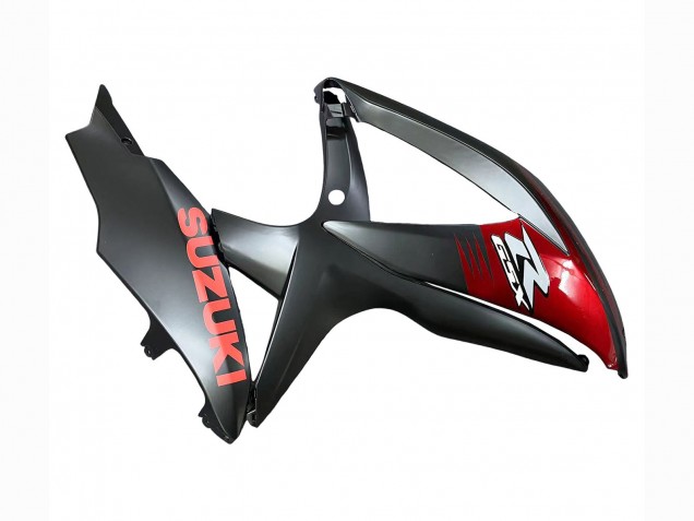 2008-2010 Suzuki GSXR 600 / GSXR 750 Motorcycle Fairings - Matte Black Red Canada
