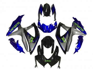 Wholesale 2008-2010 Suzuki GSXR 600 / GSXR 750 Motorcycle Fairings - Blue Grey Glossy Black Green Canada