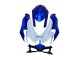 2008-2010 Suzuki GSXR 600 / GSXR 750 Motorcycle Fairing Kits - Blue White Red Canada