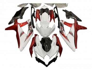 Wholesale 2008-2010 Suzuki GSXR 600 / GSXR 750 Motorcycle Fairings - White Orange Glossy Black Canada