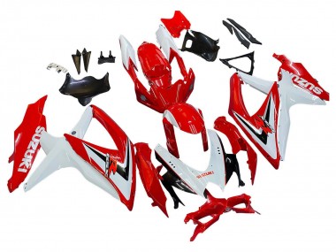 Wholesale 2008-2010 Suzuki GSXR 600 / GSXR 750 Motorcycle Fairings - White Red Black Canada