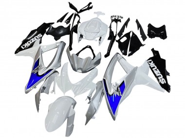 Wholesale 2008-2010 Suzuki GSXR 600 / GSXR 750 Motorcycle Fairings - White Silver Blue Black Canada