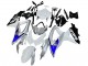 2008-2010 Suzuki GSXR 600 / GSXR 750 Motorcycle Fairings - White Silver Blue Black Canada