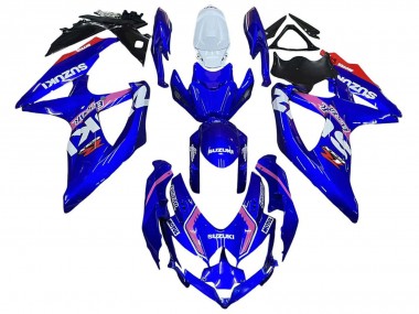 Wholesale 2008-2010 Suzuki GSXR 600 / GSXR 750 Motorcycle Fairings - White Blue Pink Ecstar Motul Canada
