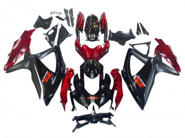 Wholesale 2008-2010 Suzuki GSXR 600 / GSXR 750 Motorcycle Fairing - Red Glossy Black Canada