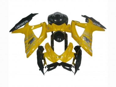 Wholesale 2008-2010 Suzuki GSXR 600 / GSXR 750 Motorcycle Fairings - Yellow Glossy Black Canada