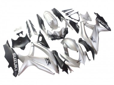 Wholesale 2008-2010 Suzuki GSXR 600 / GSXR 750 Motorcycle Fairings - Silver Matte Black Canada