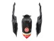 2008-2010 Suzuki GSXR 600 / GSXR 750 Motorcycle Fairings - Glossy Black Red White Motul Lucky Strike Canada