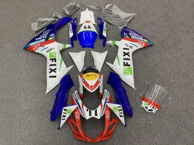 Wholesale 2008-2010 Suzuki GSXR 600 / GSXR 750 Motorcycle Fairings - White Blue Red Green Yellow Fixi 11 Canada