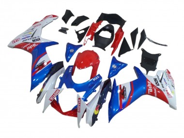 Wholesale 2008-2010 Suzuki GSXR 600 / GSXR 750 Motorcycle Fairings - White Red Blue Canada