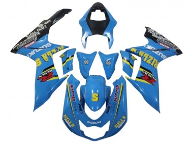 Wholesale 2011-2024 Suzuki GSXR 600 / GSXR 750 Motorcycle Fairings - Blue Yellow Black Rizla Canada