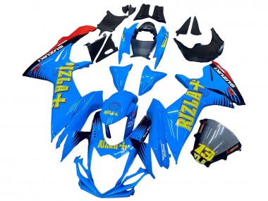 Wholesale 2011-2024 Suzuki GSXR 600 / GSXR 750 Motorcycle Fairings - Blue Gold Red Black Rizla Canada