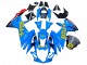 2011-2024 Suzuki GSXR 600 / GSXR 750 Motorcycle Fairings - Blue Gold Red Black Rizla Canada