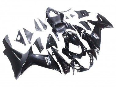 Wholesale 2011-2024 Suzuki GSXR 600 / GSXR 750 Motorcycle Fairings - Glossy Black Matte Black White Decal Canada