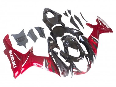 Wholesale 2011-2024 Suzuki GSXR 600 / GSXR 750 Bike Fairings - Red Glossy Black Canada
