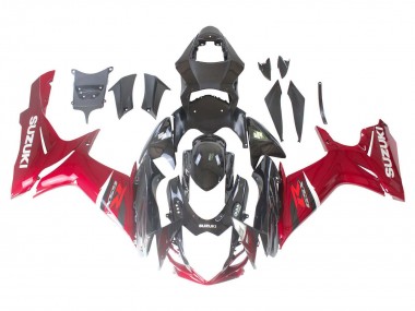 Wholesale 2011-2024 Suzuki GSXR 600 / GSXR 750 Bike Fairings - Red Glossy Black Canada