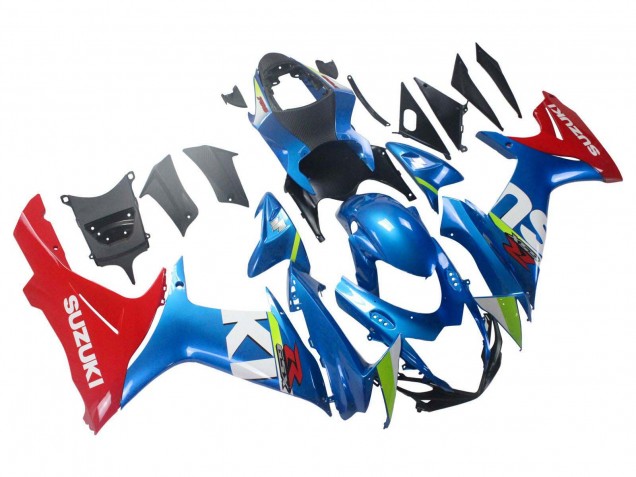 2011-2024 Suzuki GSXR 600 / GSXR 750 Motorcycle Fairings - Blue Red Canada