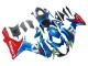 2011-2024 Suzuki GSXR 600 / GSXR 750 Motorcycle Fairings - Blue Red Canada