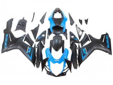 Wholesale 2011-2024 Suzuki GSXR 600 / GSXR 750 Motorcycle Fairing - Blue Matte Black Canada