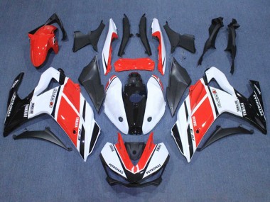 Wholesale 2015-2018 Yamaha YZF R3/R25 Motorcycle Fairings - White Red Black Petronas Yamalube Canada