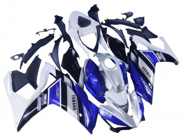 Wholesale 2015-2018 Yamaha YZF R3/R25 Motorcycle Fairings - White Blue Black Yamalube Canada
