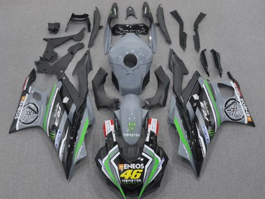 Wholesale 2022-2024 Yamaha YZF R3/R25 Motorcycle Fairings - Nardo Grey Green Black Monster ENEOS 46 Canada