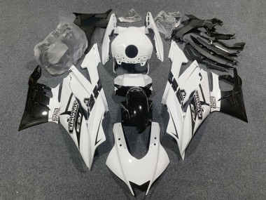 Wholesale 2022-2024 Yamaha YZF R3/R25 Motorcycle Fairings - White Glossy Black Canada