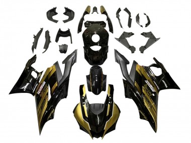 Wholesale 2022-2024 Yamaha YZF R3/R25 Motorcycle Fairings - Gold Glossy Black Semakin Didepan Canada