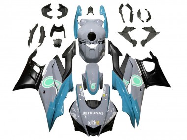 Wholesale 2022-2024 Yamaha YZF R3/R25 Motorcycle Fairings - Nardo Grey Blue Green Black Petronas Canada