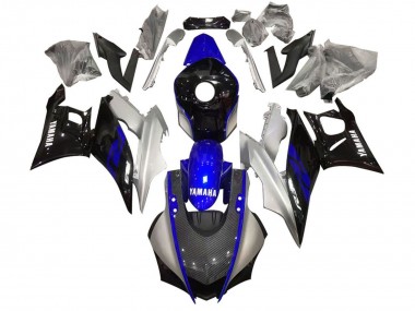 Wholesale 2022-2024 Yamaha YZF R3/R25 Motorcycle Fairing - Silver Blue Black Carbon Fiber Style Canada
