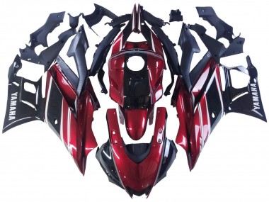 Wholesale 2022-2024 Yamaha YZF R3/R25 Motorcycle Fairing - Red White Glossy Black Canada