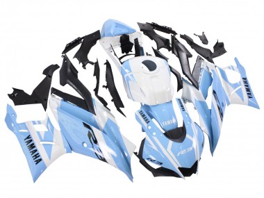 Wholesale 2022-2024 Yamaha YZF R3/R25 Motorcycle Fairings - White Light Blue Canada