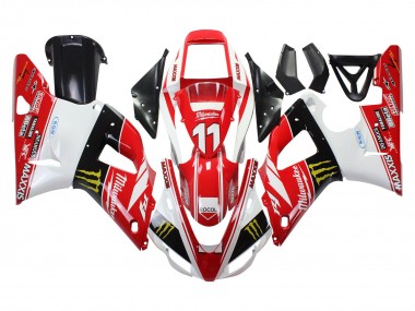 Wholesale 1998-1999 Yamaha YZF 1000 R1 Motorcycle Fairings - Red White Black Yellow Monster Milwaukee MAXXIS 11 Canada