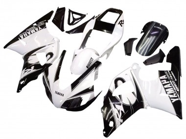 Wholesale 1998-1999 Yamaha YZF 1000 R1 Motorcycle Fairings - White Glossy Black Canada