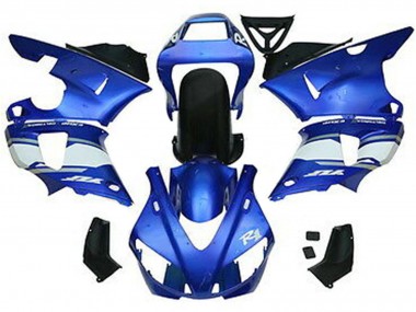 Wholesale 1998-1999 Yamaha YZF 1000 R1 Motorcycle Fairings - Blue White Glossy Black Canada