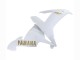 2002-2003 Yamaha YZF 1000 R1 Motorcycle Fairings - White Gold Decals Canada