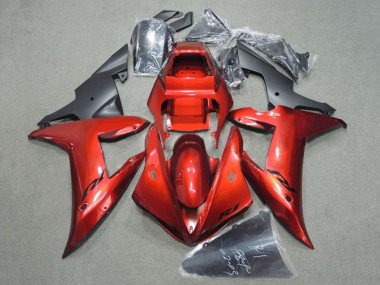 Wholesale 2002-2003 Yamaha YZF 1000 R1 Motorcycle Fairing - Red Matte Black Canada