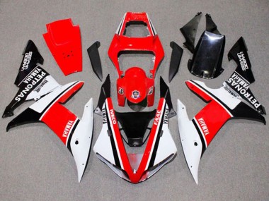 Wholesale 2002-2003 Yamaha YZF 1000 R1 Motorcycle Fairings - White Red Black Yamalube Petronas Canada