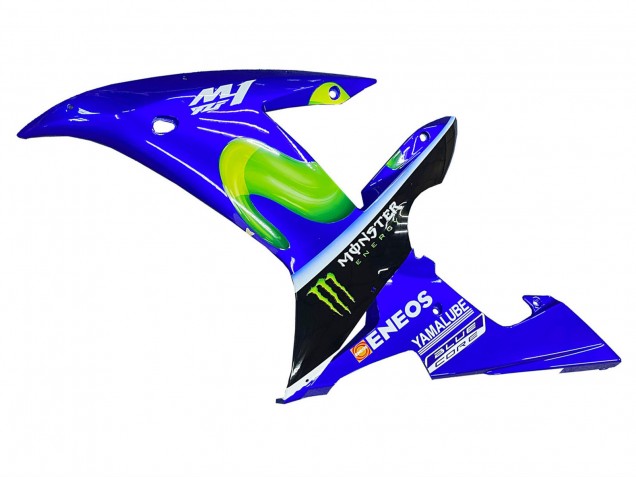 2002-2003 Yamaha YZF 1000 R1 Motorcycle Fairings - Blue Black Green MoviStar ENEOS Monster Canada