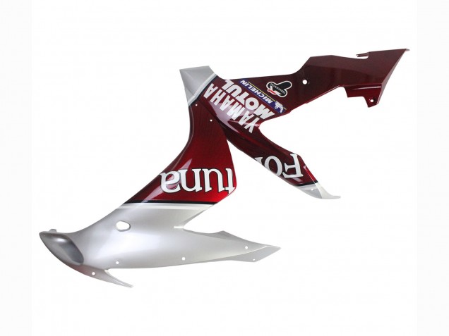 2004-2006 Yamaha YZF 1000 R1 Motorcycle Fairings - Silver Red Fortuna Motul Canada