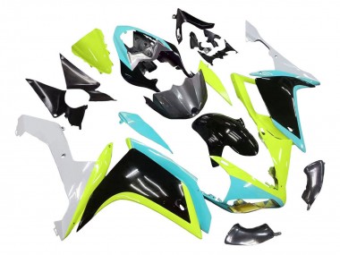 Wholesale 2007-2008 Yamaha YZF 1000 R1 Motorcycle Fairings - Light Blue Lime Green Black Canada