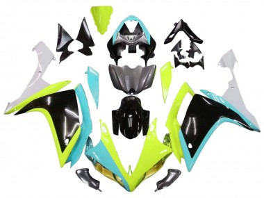Wholesale 2007-2008 Yamaha YZF 1000 R1 Motorcycle Fairings - Light Blue Lime Green Black Canada